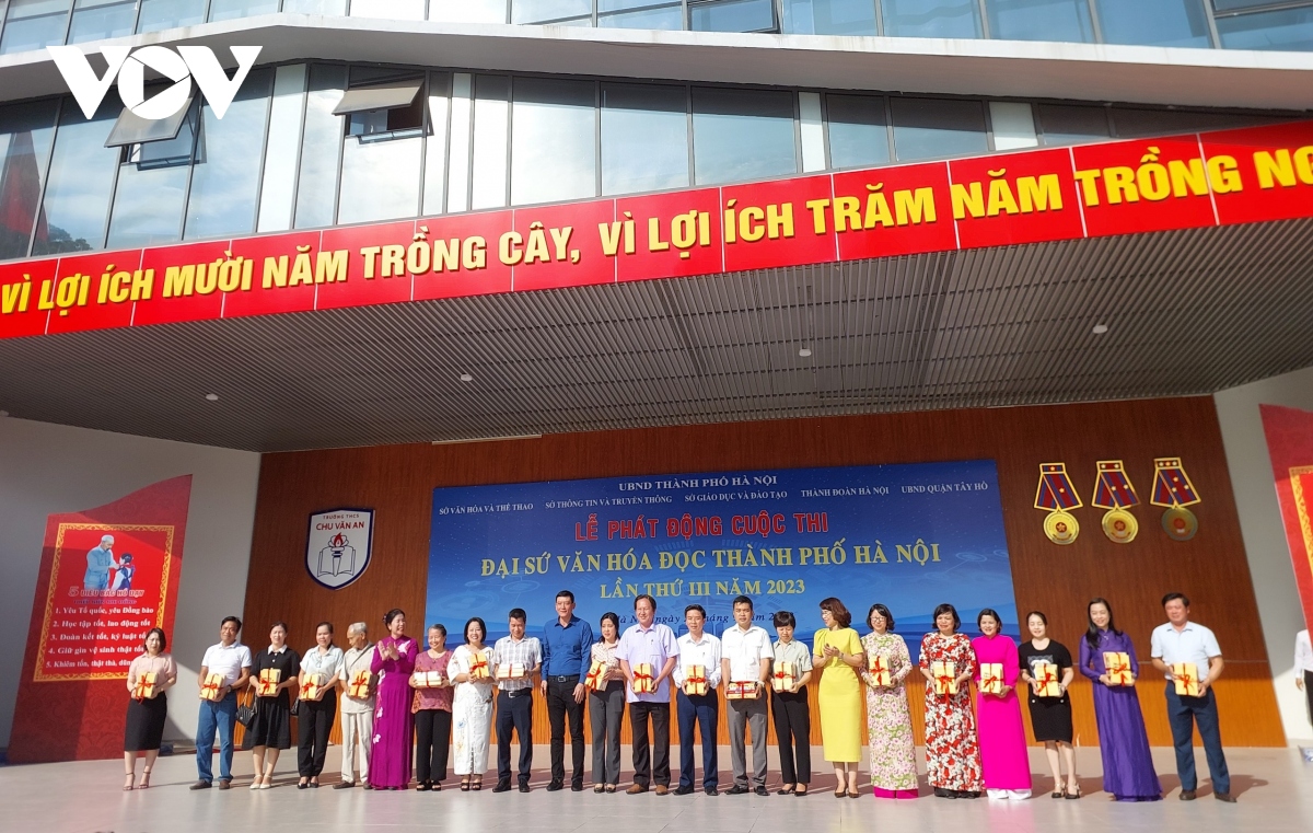 Phát động Cuộc thi Đại sứ Văn hóa đọc thành phố Hà Nội lần thứ III năm 2023
