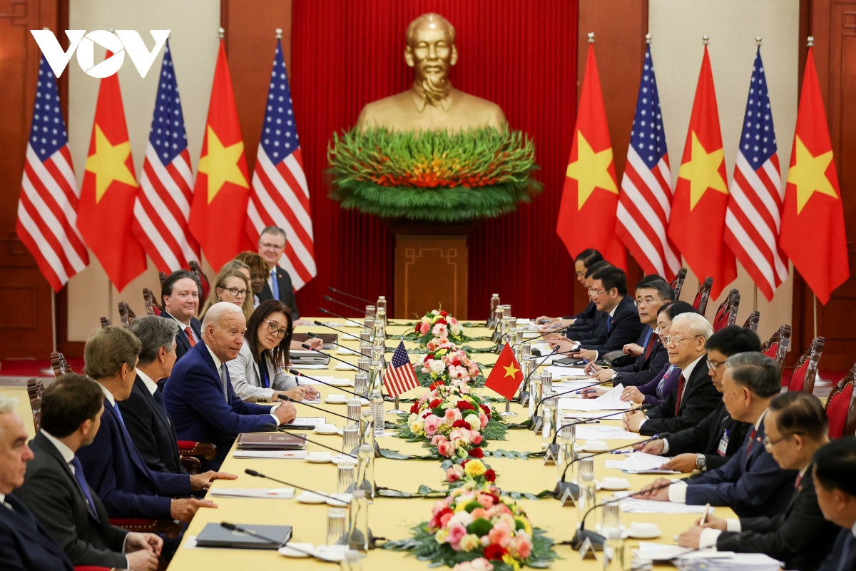 Việt Nam-Hoa Kỳ nâng cấp quan hệ lên Đối tác Chiến lược Toàn diện vì hòa bình, hợp tác, phát triển