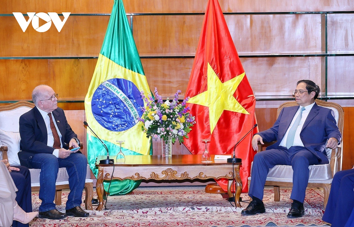 Thủ tướng Phạm Minh Chính tiếp Tổng thư ký Hội hữu nghị Brazil - Việt Nam