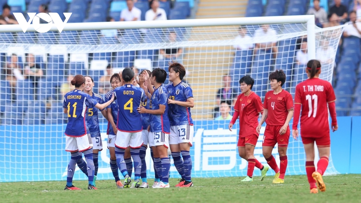 ĐT nữ Việt Nam thua Nhật Bản 0-7, gần như bị loại từ vòng bảng ASIAD 19