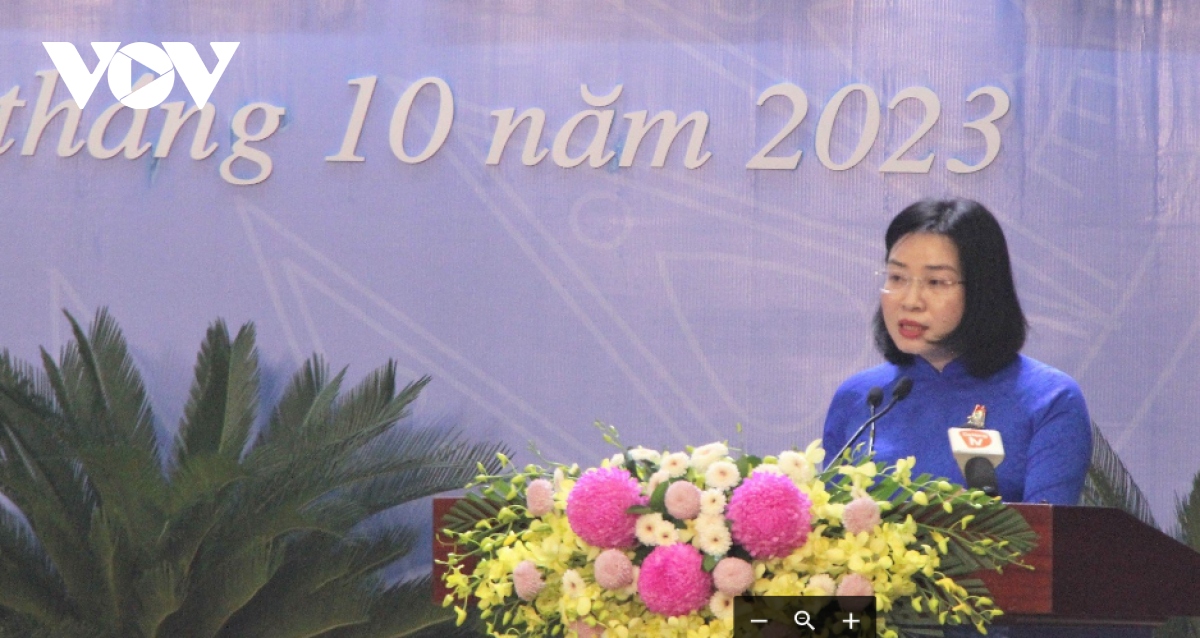 Bà Phan Thị Thuỳ Linh tái đắc cử Chủ tich Liên đoàn Lao động thành phố Đà Nẵng