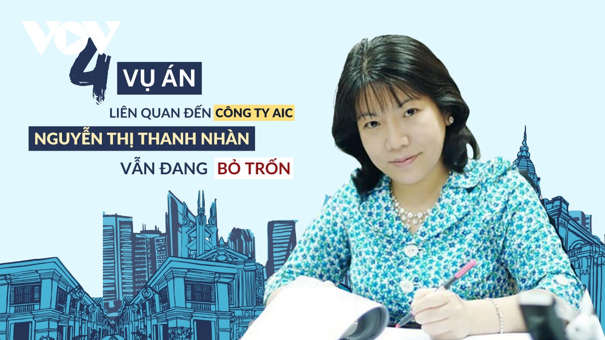 4 vụ án liên quan đến công ty AIC, Nguyễn Thị Thanh Nhàn vẫn đang bỏ trốn