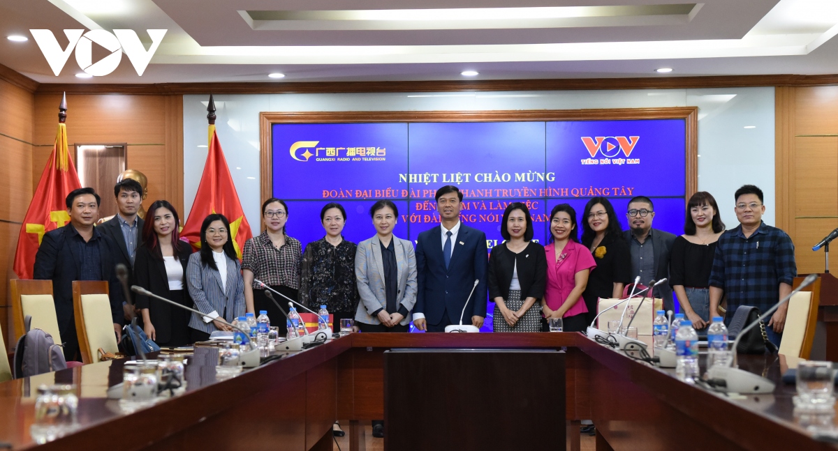 Tăng cường hợp tác giữa VOV và Đài PTTH Quảng Tây (Trung Quốc)