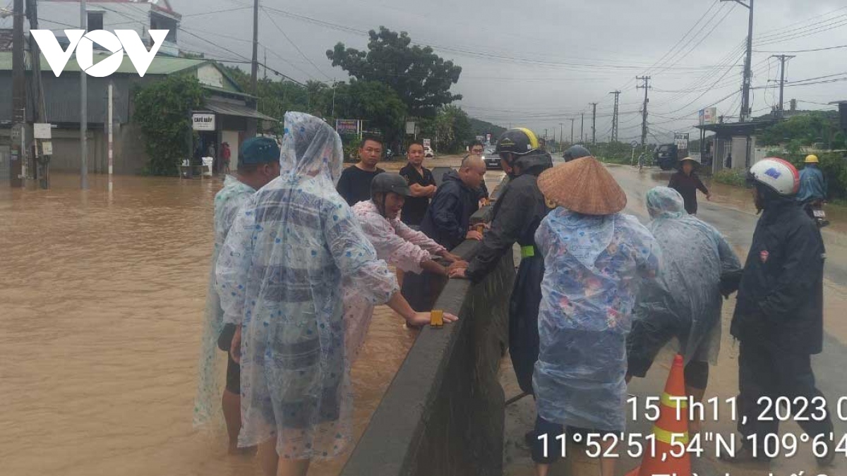 Thành phố Cam Ranh, tỉnh Khánh Hòa cho học sinh nghỉ học vì ảnh hưởng mưa lớn