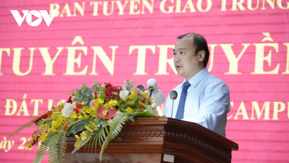 Đa dạng hóa các hình thức tuyên truyền công tác biên giới Việt Nam-Campuchia