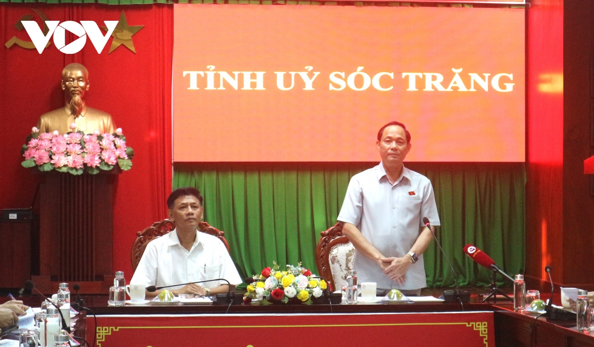 Phó Chủ tịch Quốc hội Trần Quang Phương thăm và làm việc tại tỉnh Sóc Trăng