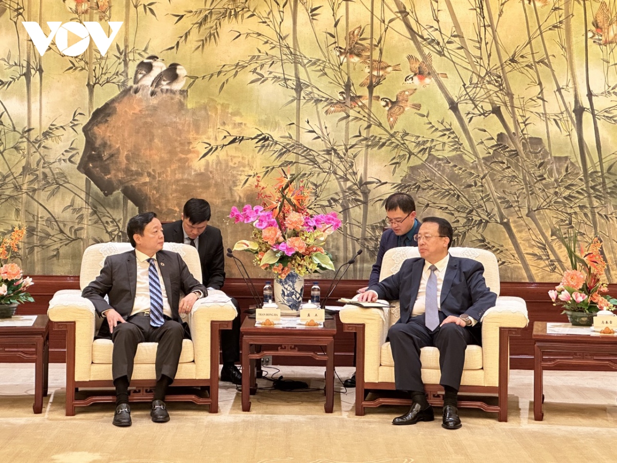 Phó Thủ tướng Trần Hồng Hà tiếp Thị trưởng thành phố Thượng Hải Cung Chính