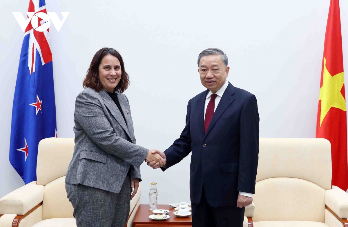 Bộ trưởng Bộ Công an Tô Lâm tiếp Đại sứ New Zealand tại Việt Nam