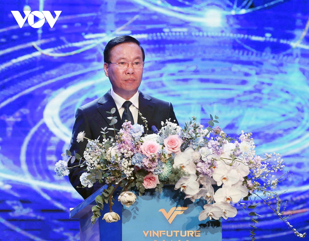 Chủ tịch nước Võ Văn Thưởng dự Lễ Trao giải thưởng Vin Future