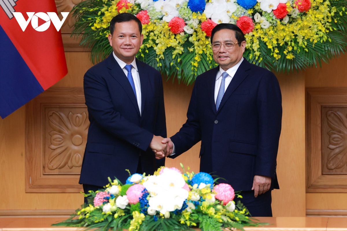 Thủ tướng Việt Nam và Campuchia hội đàm, chứng kiến lễ ký 3 văn kiện hợp tác