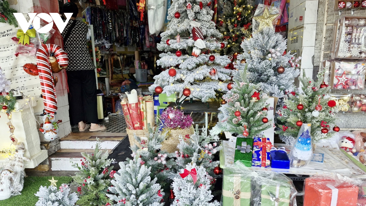 Thị trường Giáng sinh ở Đà Nẵng bắt đầu nhộn nhịp