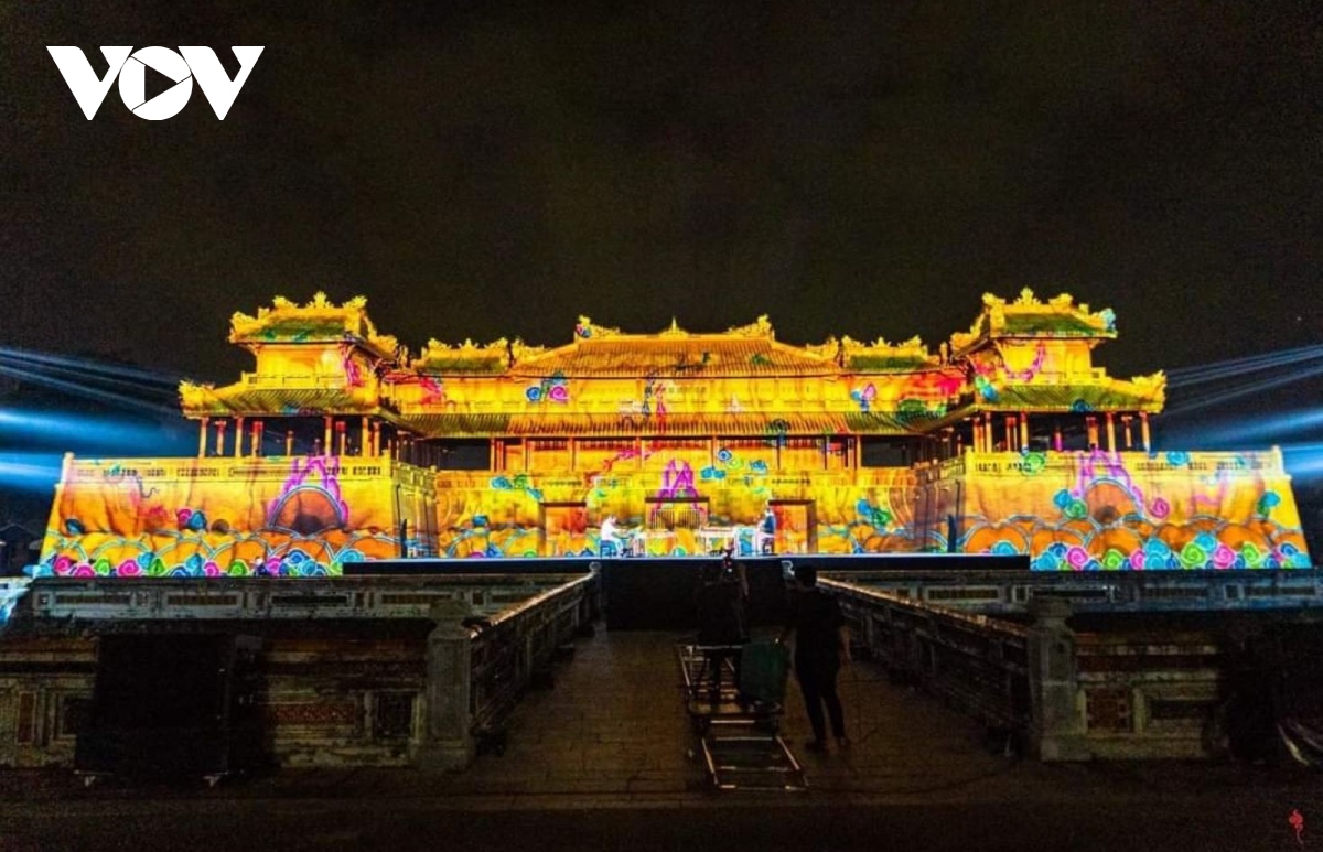 Thừa Thiên Huế: Đêm âm thanh và ánh sáng 3D Mapping tại Ngọ Môn