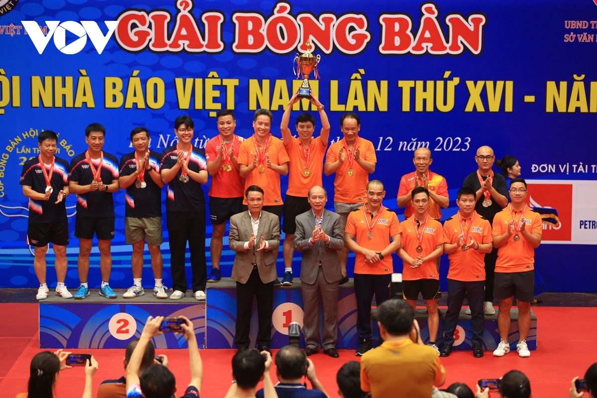 Bế mạc Giải Bóng bàn Cúp Hội Nhà báo Việt Nam lần thứ XVI - năm 2023