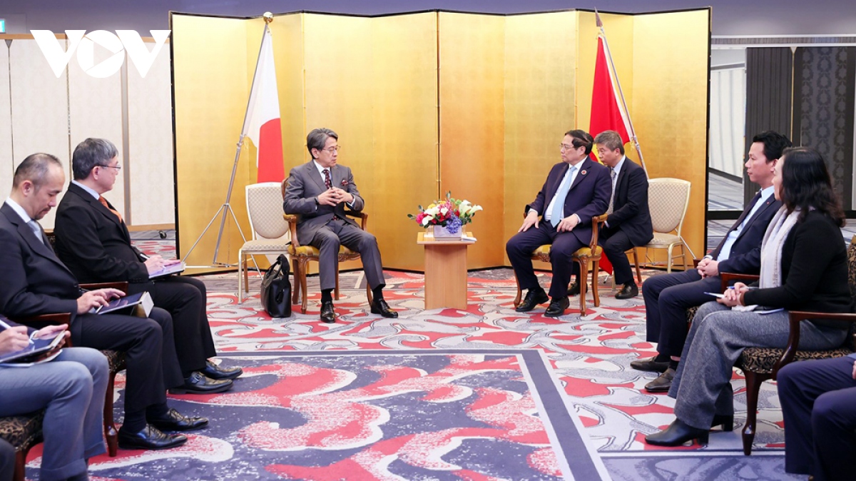 Thủ tướng Phạm Minh Chính tiếp Chủ tịch HĐQT Ngân hàng hợp tác quốc tế Nhật Bản