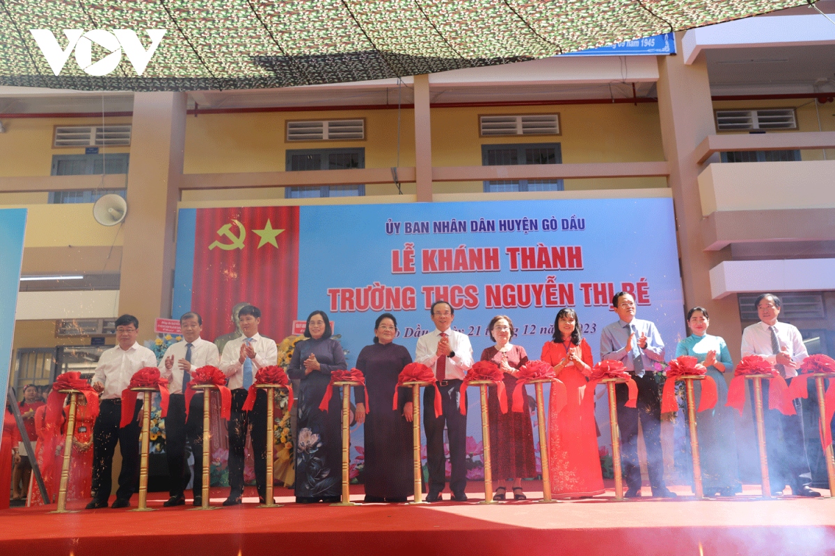 Tây Ninh khánh thành ngôi trường mang tên nữ Anh hùng Nguyễn Thị Bé