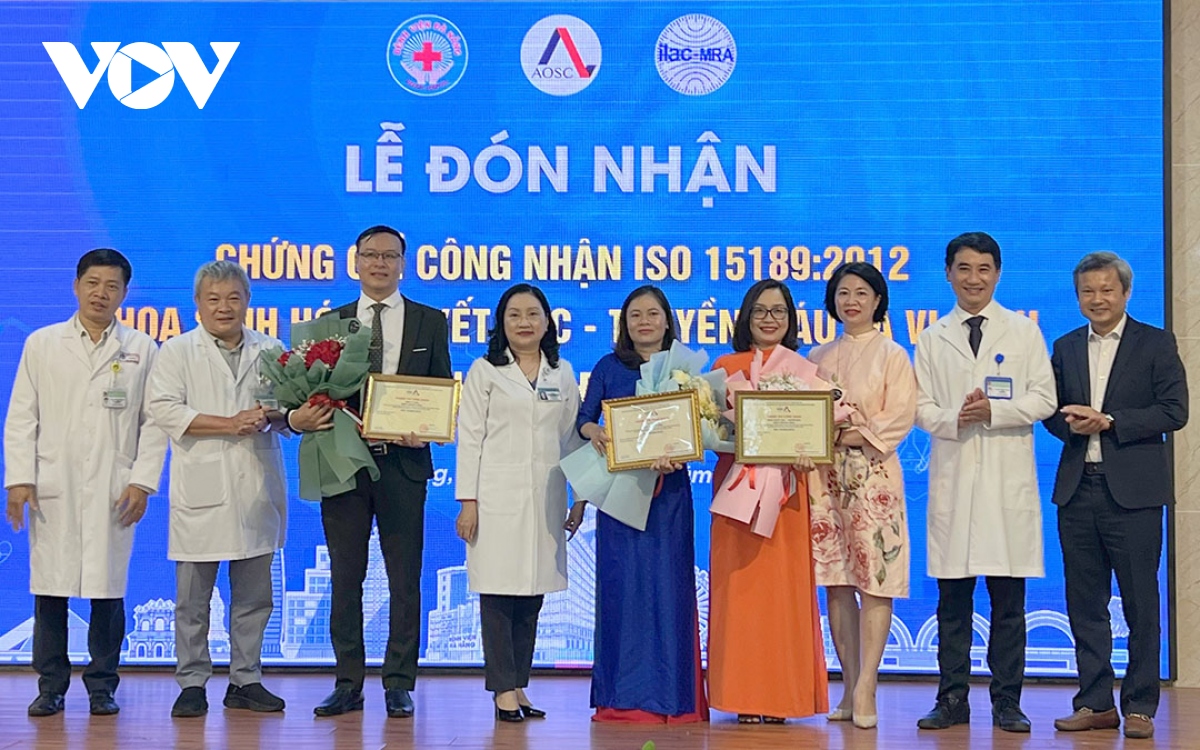 3 Khoa thuộc Bệnh viện Đà Nẵng đạt chứng nhận ISO 15189:2012