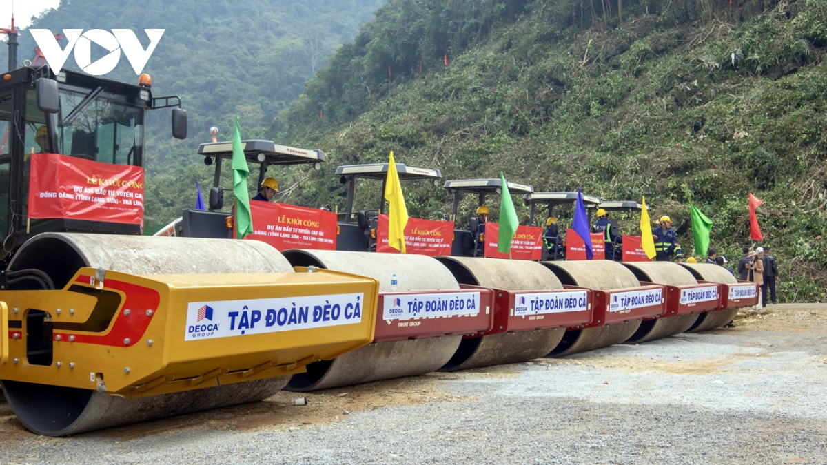 Toàn cảnh lễ khởi công tuyến Cao tốc Đồng Đăng - Trà Lĩnh