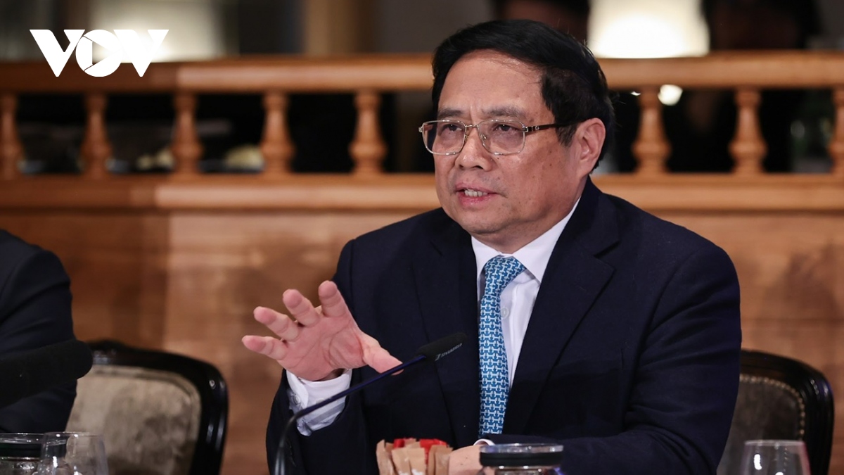 Thủ tướng Phạm Minh Chính đề nghị hỗ trợ xây dựng trung tâm tài chính Việt Nam