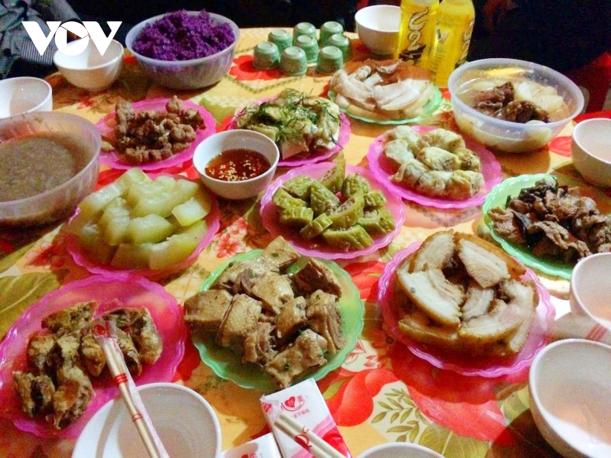Món ăn ngày Tết của người Nùng Phàn Slình ở Lạng Sơn