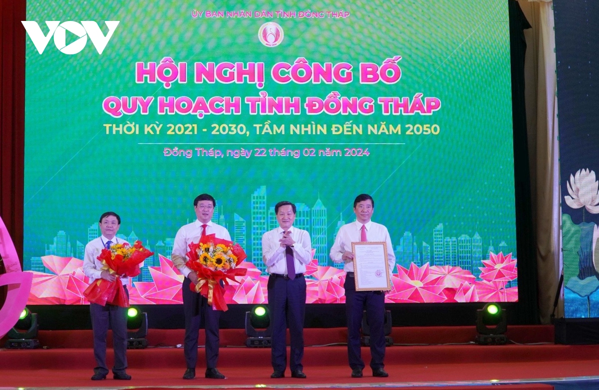 Phó Thủ tướng Lê Minh Khái dự hội nghị công bố Quy hoạch tỉnh Đồng Tháp