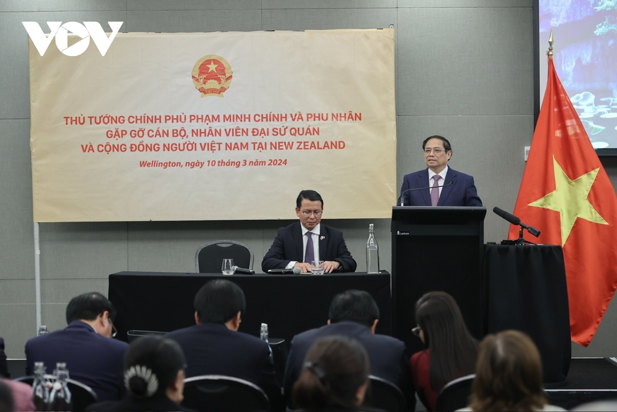 Thủ tướng Phạm Minh Chính gặp gỡ cộng đồng người Việt tại New Zealand
