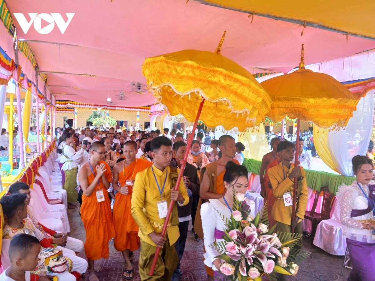 Rộn ràng Lễ Kiết giới sây-ma ở chùa Kinh Xáng (Trà Vinh)