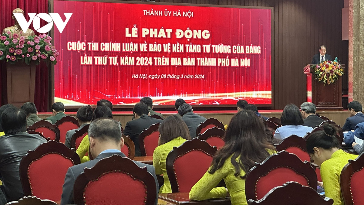 Hà Nội phát động cuộc thi chính luận về bảo vệ nền tảng tư tưởng của Đảng 2024