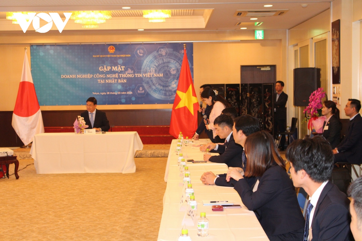 Đại sứ quán Việt Nam tại Nhật Bản gặp mặt doanh nghiệp công nghệ thông tin