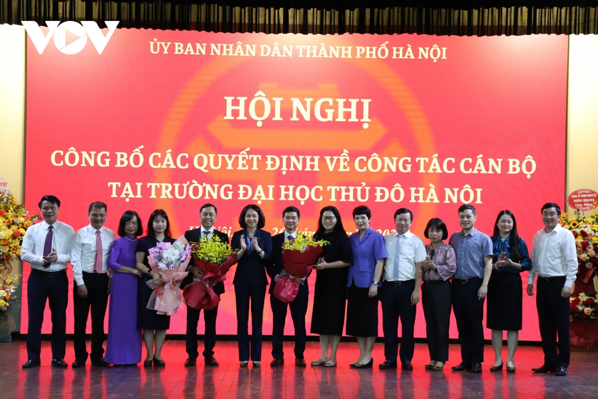 Trường Đại học Thủ đô Hà Nội có Chủ tịch Hội đồng trường, Hiệu trưởng mới
