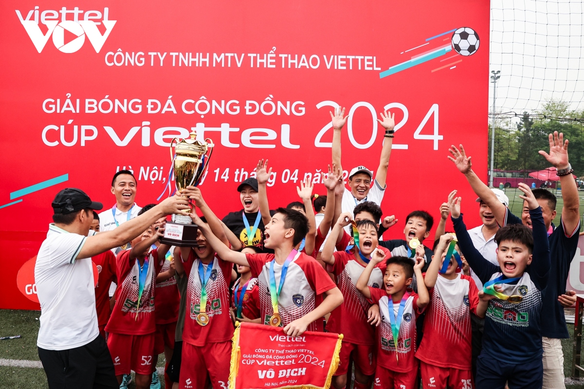 Gần 900 cầu thủ nhí tham dự Cúp Viettel 2024