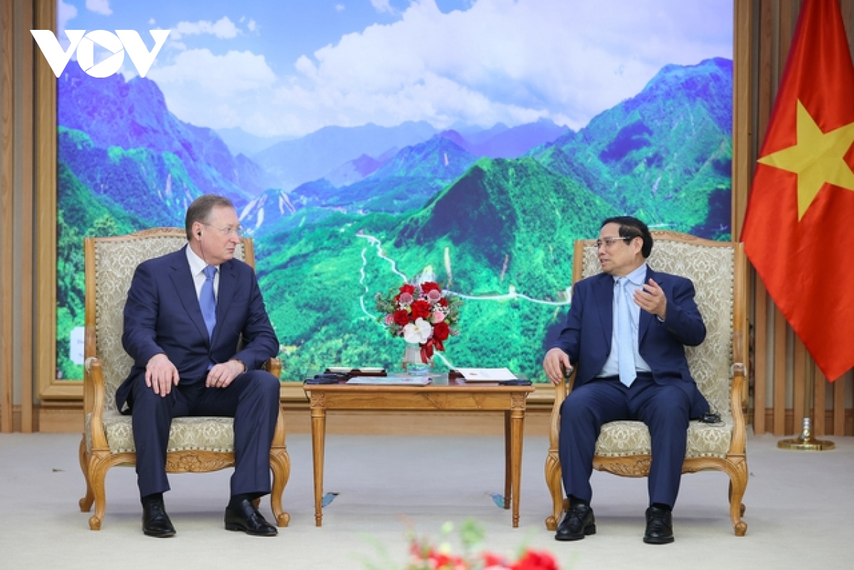 Thủ tướng Phạm Minh Chính tiếp Tổng Giám đốc Công ty dầu khí Zarubezhneft