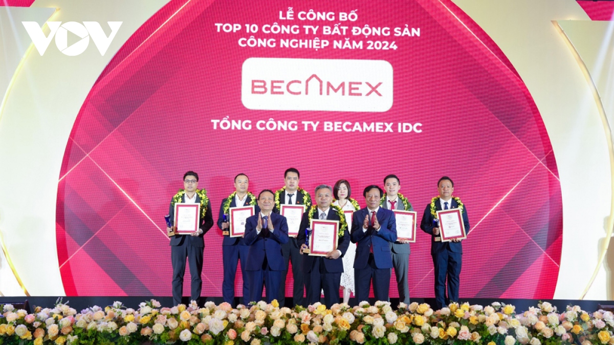 Becamex IDC - Lần thứ 4 liên tiếp dẫn đầu trong lĩnh vực bất động sản công nghiệp