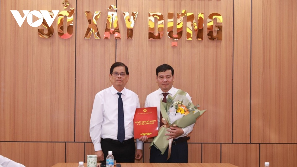 Bổ nhiệm lãnh đạo Sở Xây dựng và Sở Tài chính tỉnh Khánh Hòa