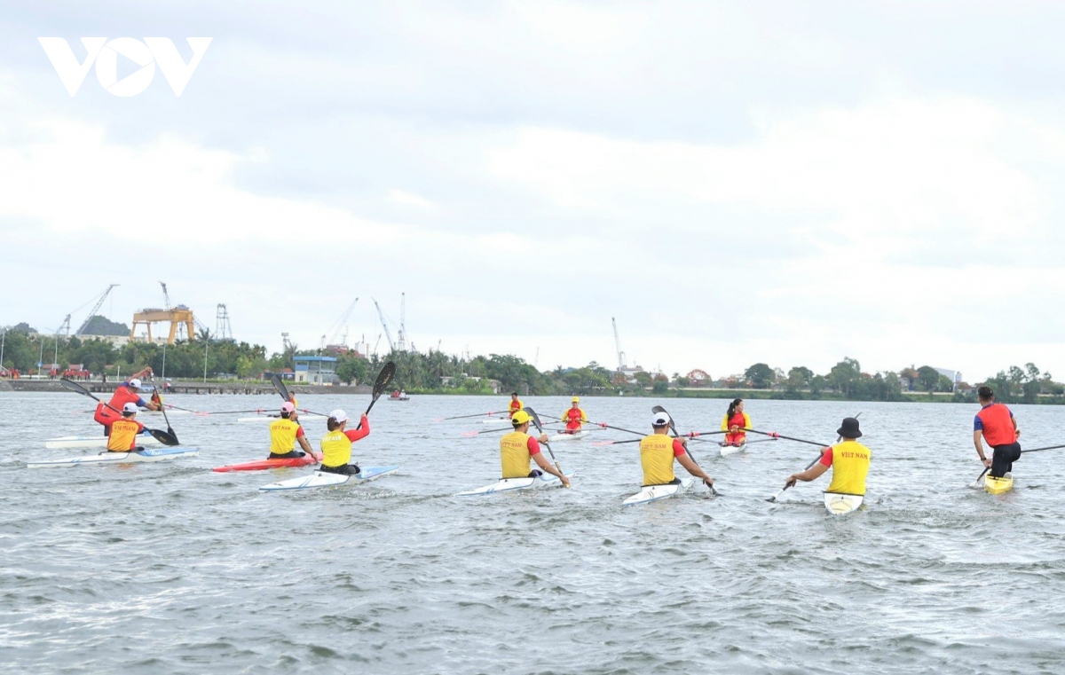 Hơn 600 VĐV, HLV tham dự Giải đua thuyền vô địch Đông Nam Á tại Hải Phòng