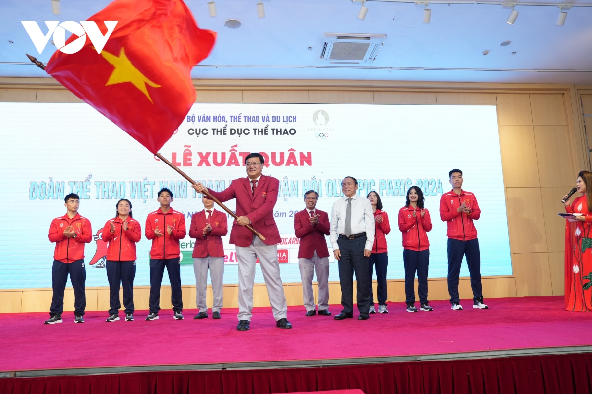Đoàn Thể thao Việt Nam xuất quân dự Olympic Paris 2024