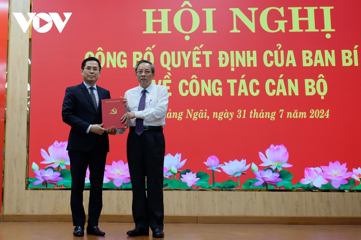 Thứ trưởng Bộ Khoa học và Công nghệ làm Phó Bí thư Tỉnh uỷ Quảng Ngãi