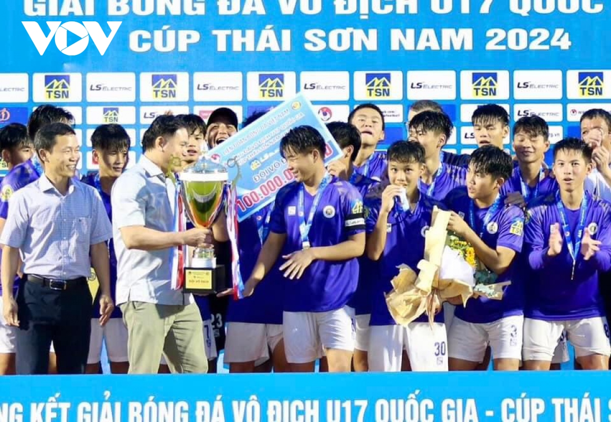 Hạ gục U17 HAGL, U17 Hà Nội vô địch U17 Quốc gia 2024