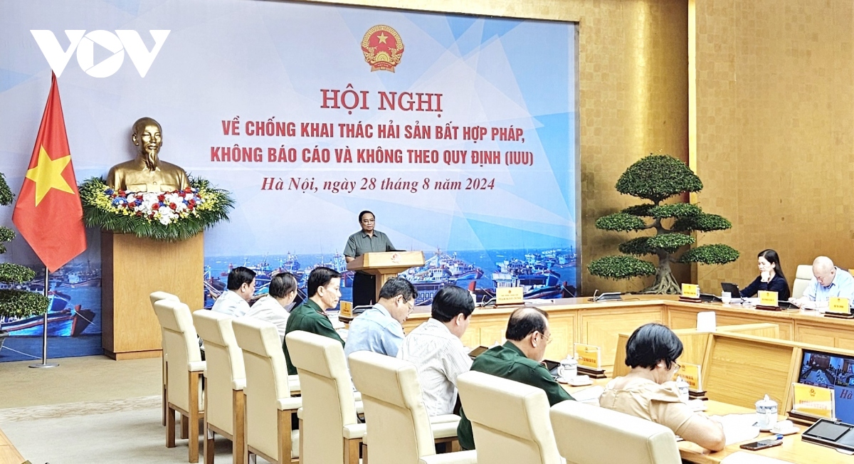 Thủ tướng Phạm Minh Chính chủ trì hội nghị về chống khai thác IUU