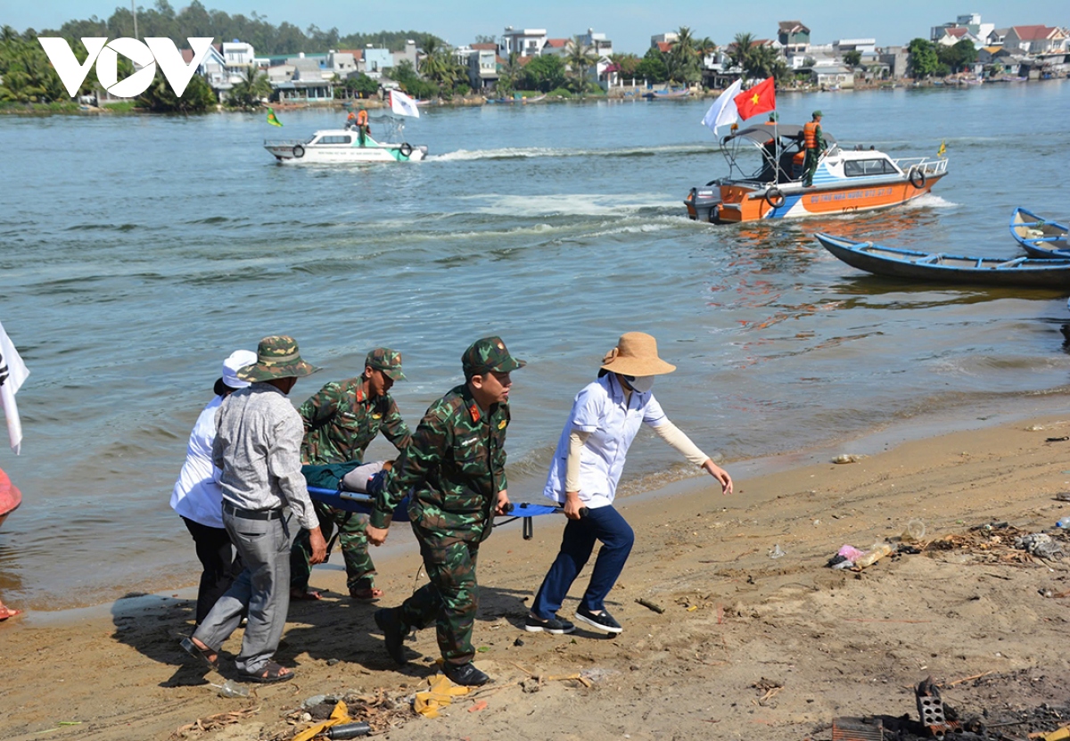 Thành phố Quảng Ngãi diễn tập ứng phó với siêu bão