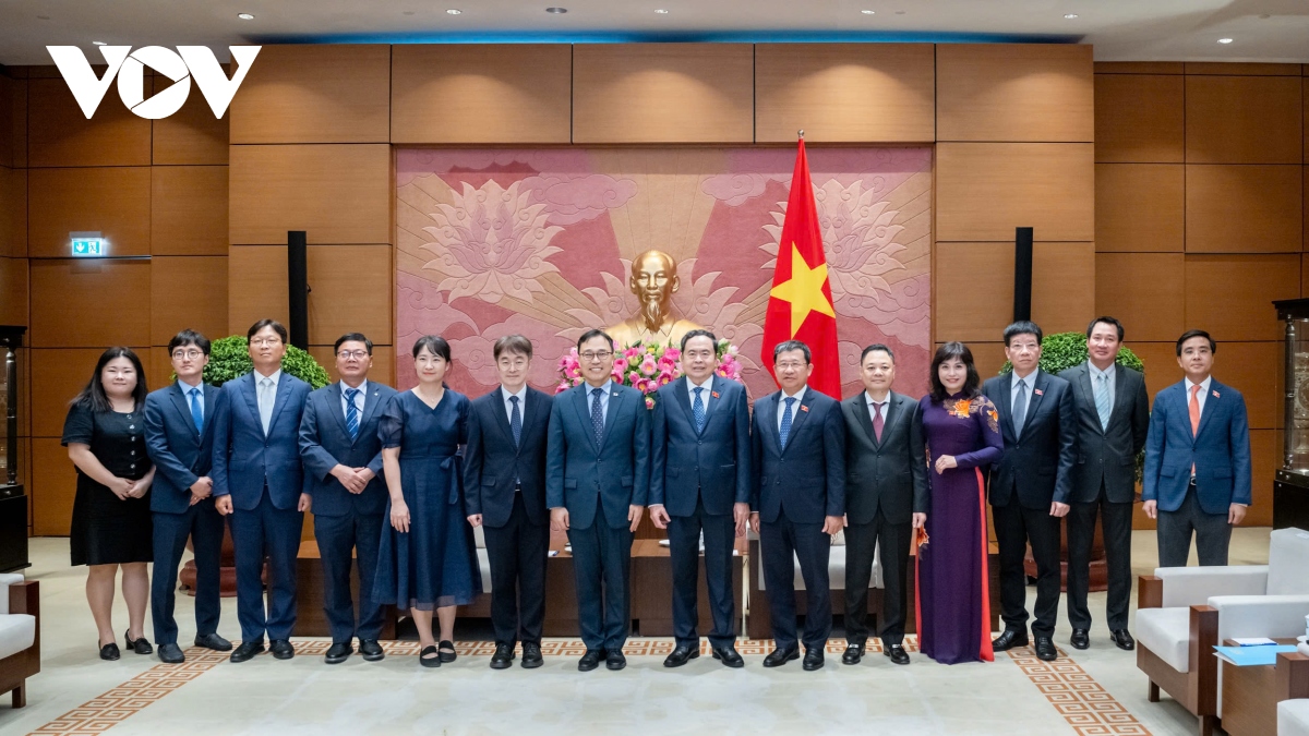 Chủ tịch Quốc hội Trần Thanh Mẫn tiếp Đại sứ Hàn Quốc