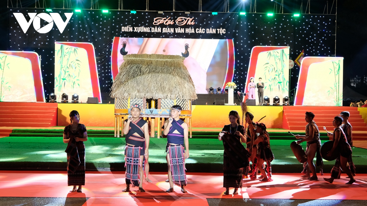 Khai mạc Hội thi Diễn xướng dân gian văn hóa các dân tộc tại Quảng Ngãi