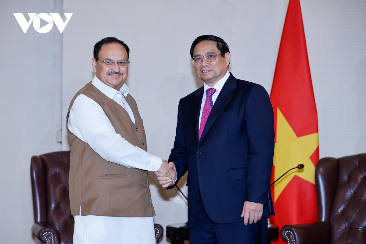 Thủ tướng Chính phủ Phạm Minh Chính tiếp Chủ tịch Đảng Nhân dân Ấn Độ