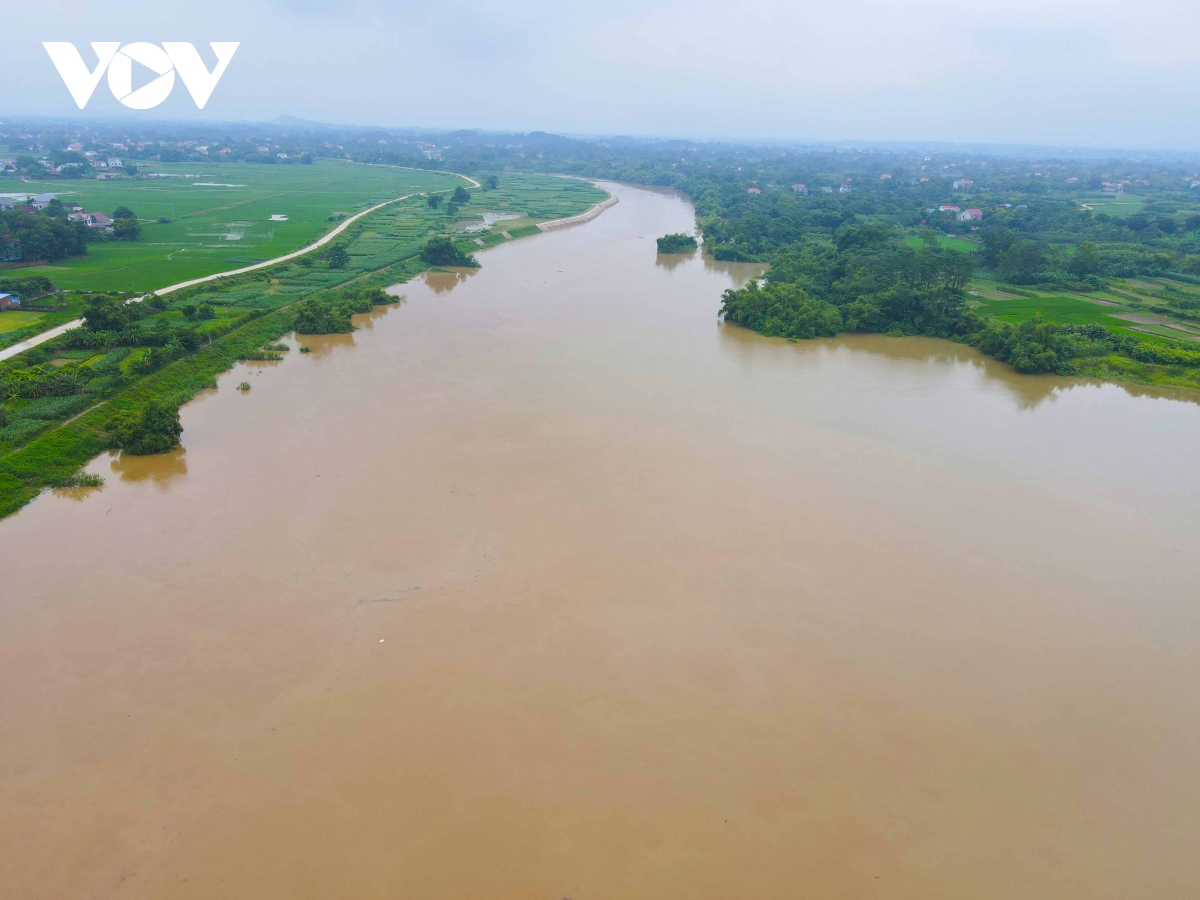 Mưa lớn, Bắc Giang phát lệnh báo động số 1 trên sông Cầu