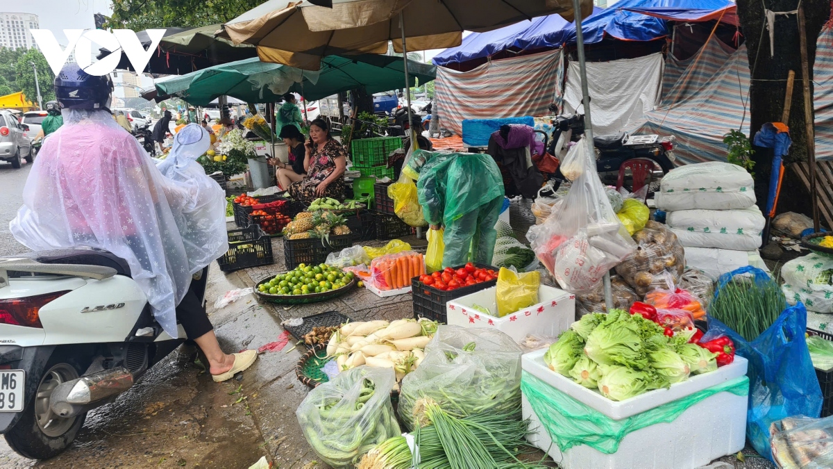 Hàng thiết yếu ở Thái Nguyên đầy đủ, thịt và rau xanh tăng giá