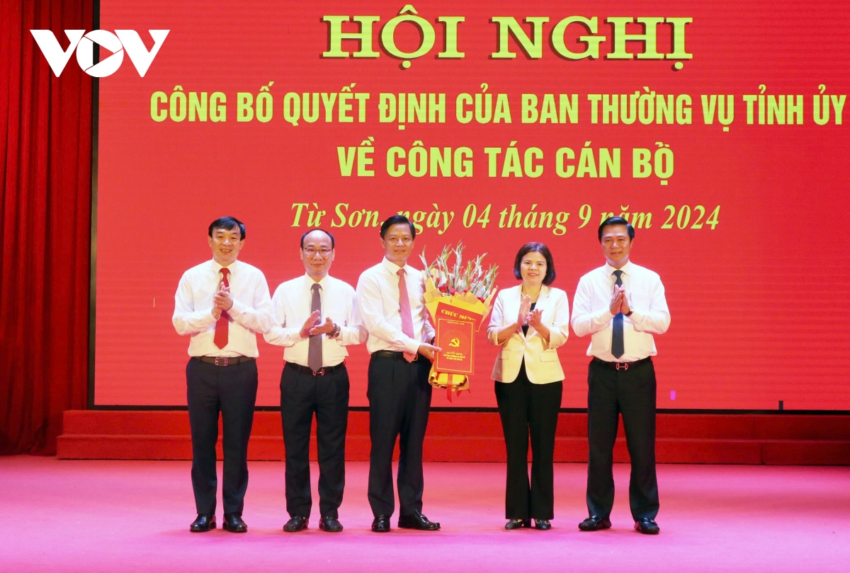 Bắc Ninh công bố quyết định điều động cán bộ