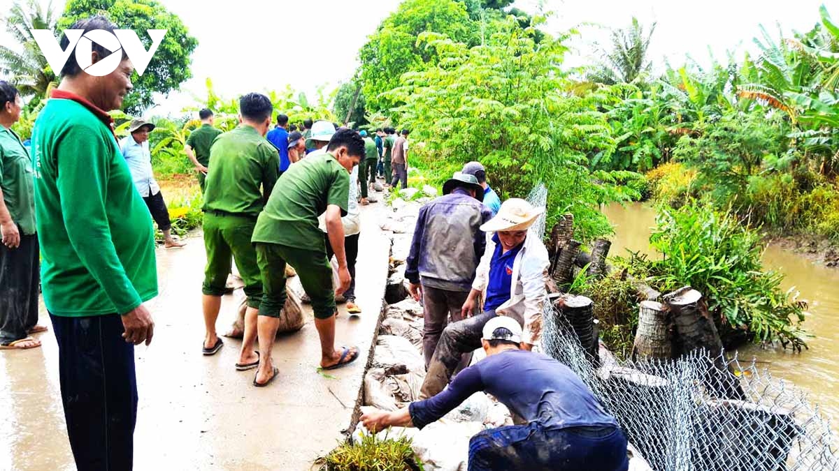 Tình hình sạt lở bờ sông ở Sóc Trăng diễn biến khó lường