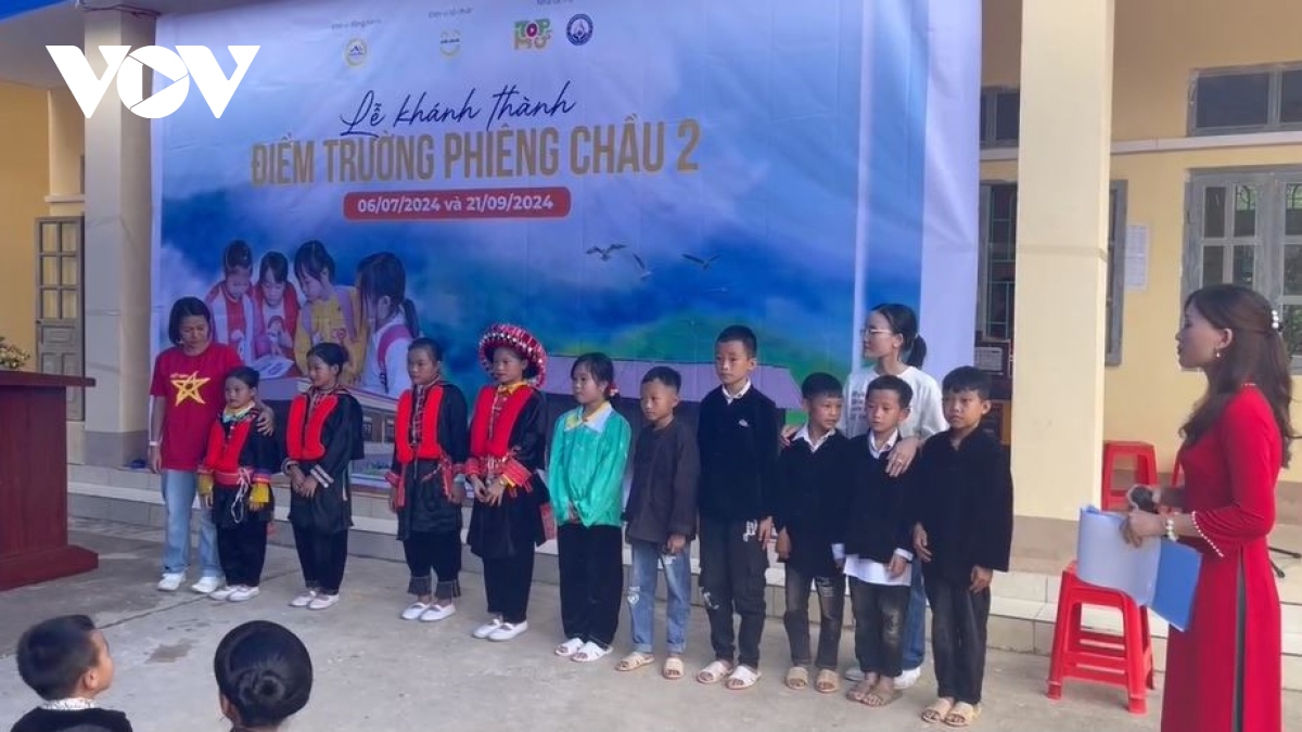 Khánh thành điểm trường Phiêng Chầu, huyện Bảo Lạc, Cao Bằng