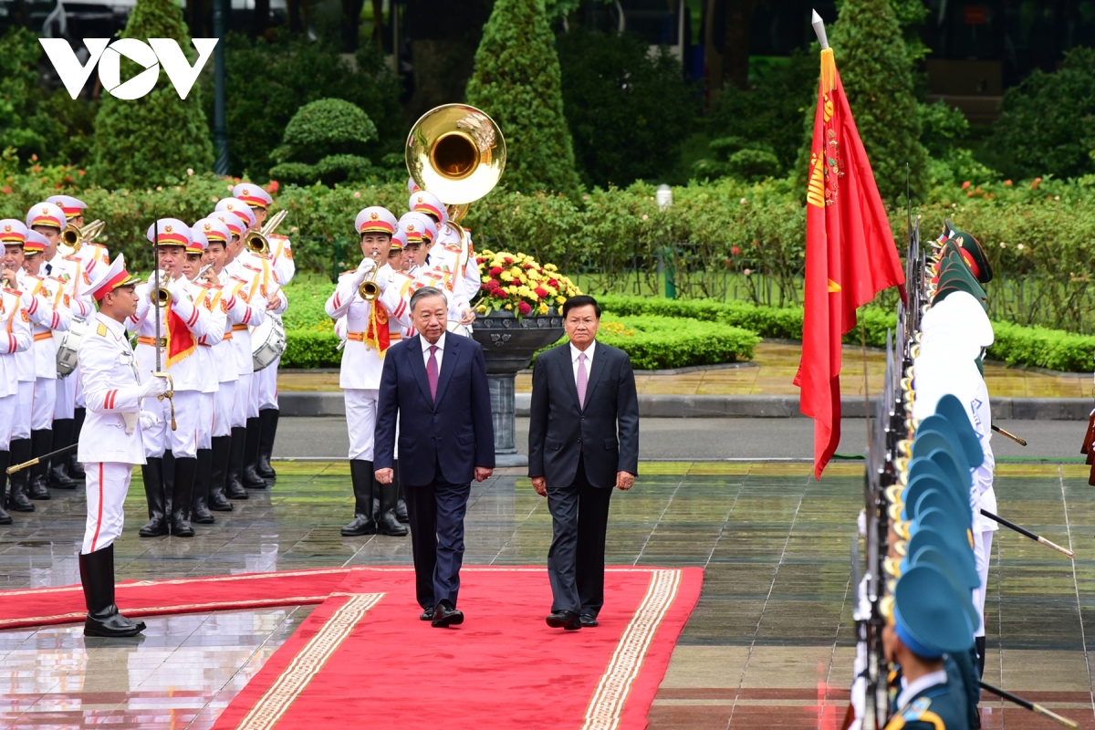 Toàn văn Tuyên bố chung Việt Nam-Lào