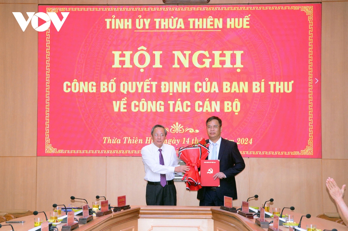 Thừa Thiên Huế có tân Phó Bí thư Tỉnh ủy