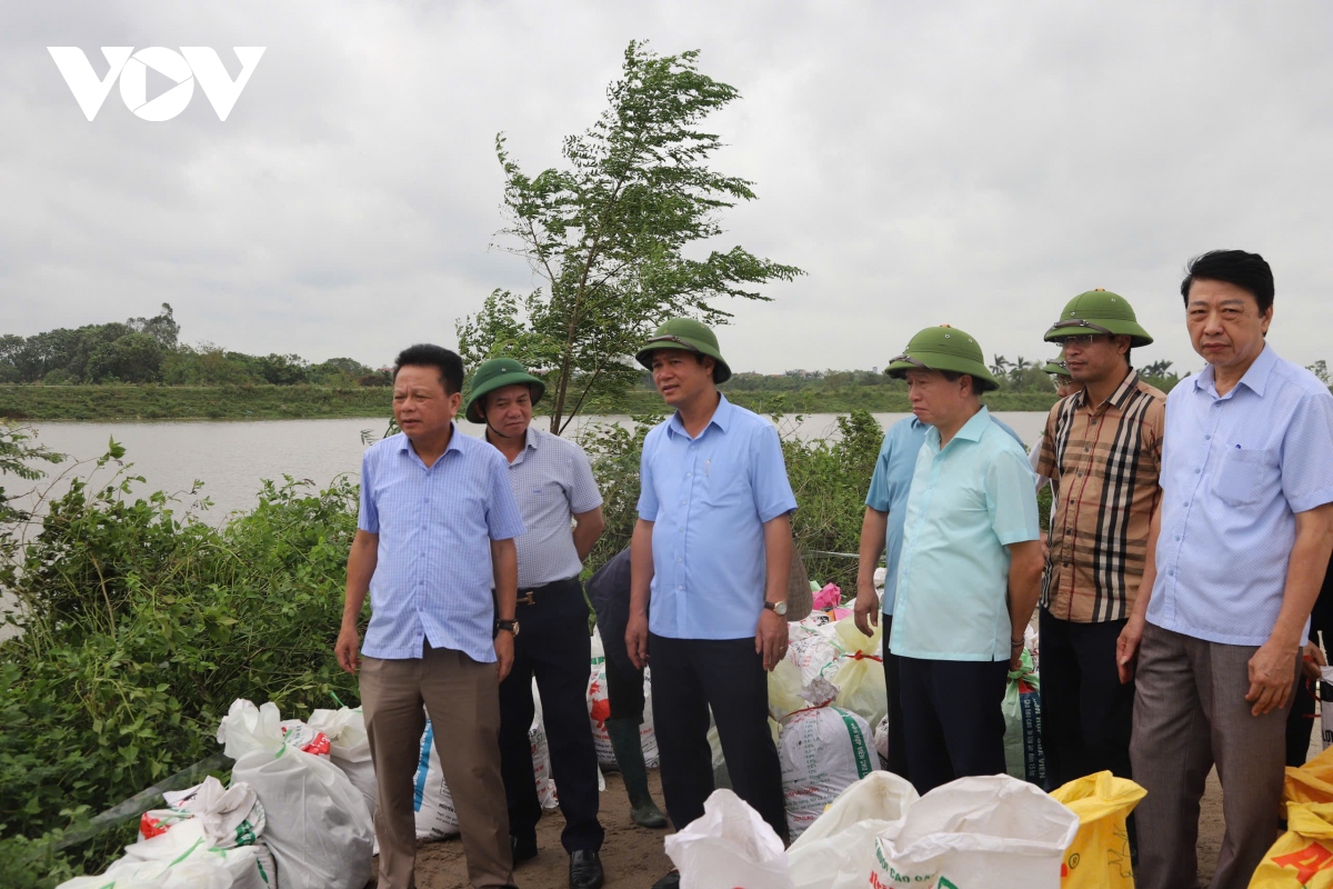 Bắc Ninh gia cố đê, khắc phục hậu quả bão số 3